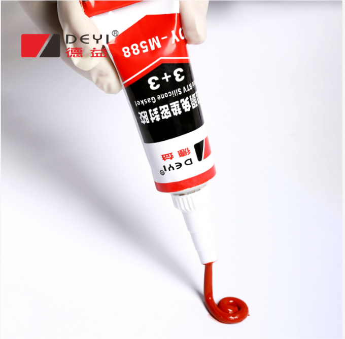 Black Paste In Tube RTV Silicone Gasket Maker For Meter Silicone Sealant Adhesive 2