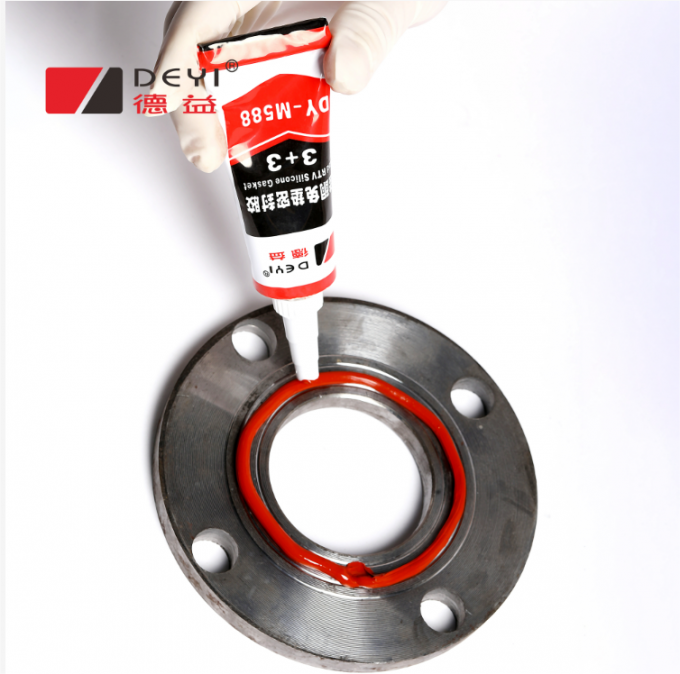 Black Paste In Tube RTV Silicone Gasket Maker For Meter Silicone Sealant Adhesive 3